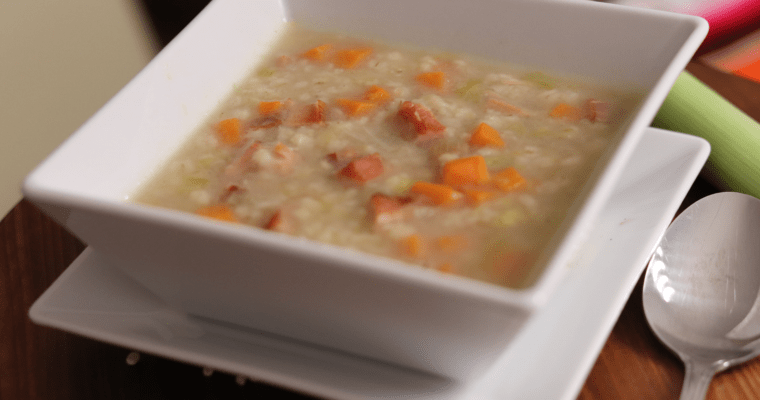 Swiss Barley Soup (Bündner Gerstensuppe)